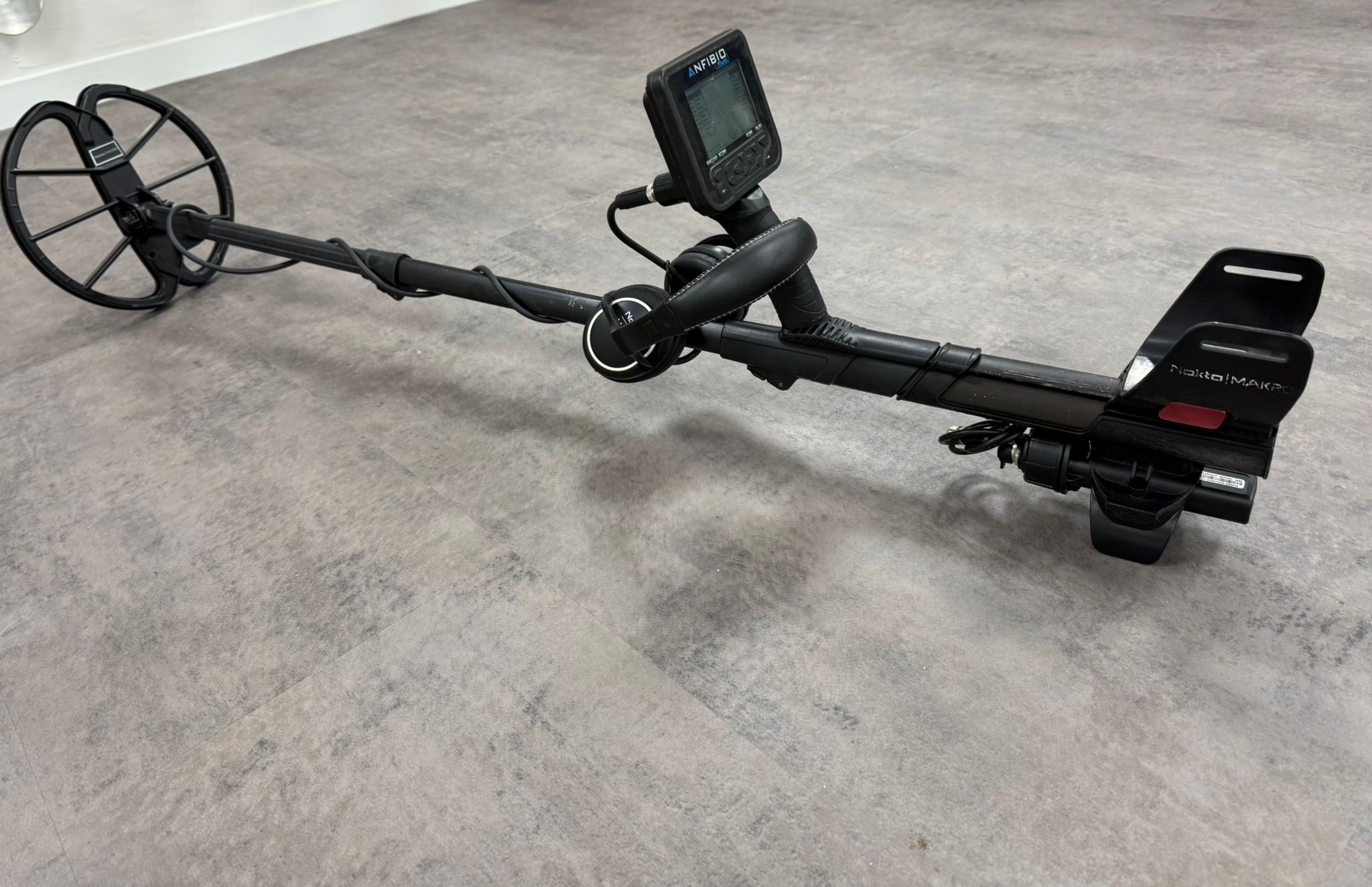 Pas ingeruild/Nokta Makro Anfibio waterdichte metaaldetector