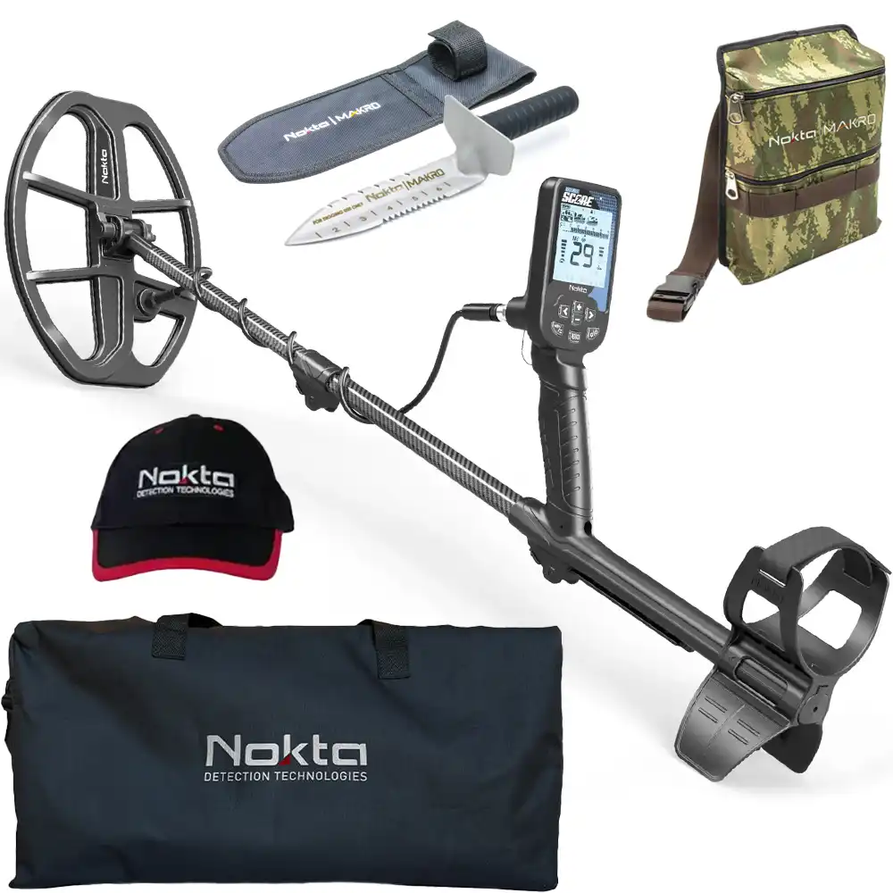 Nokta DOUBLE SCORE metaaldetector aanbieding met accessoires