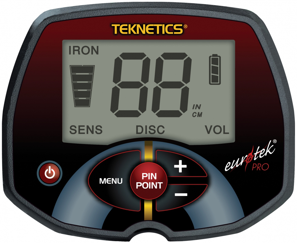 Teknetics Eurotek Pro metaaldetector met gratis accessoires