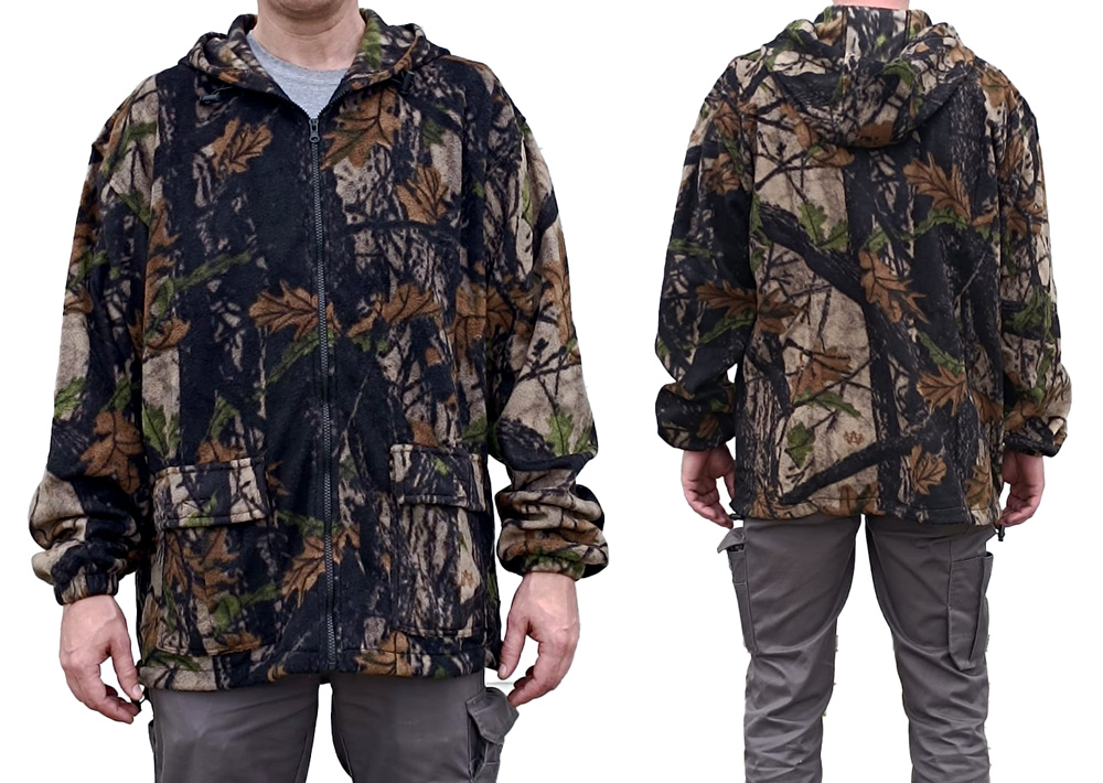 Camouflage fleecejas S