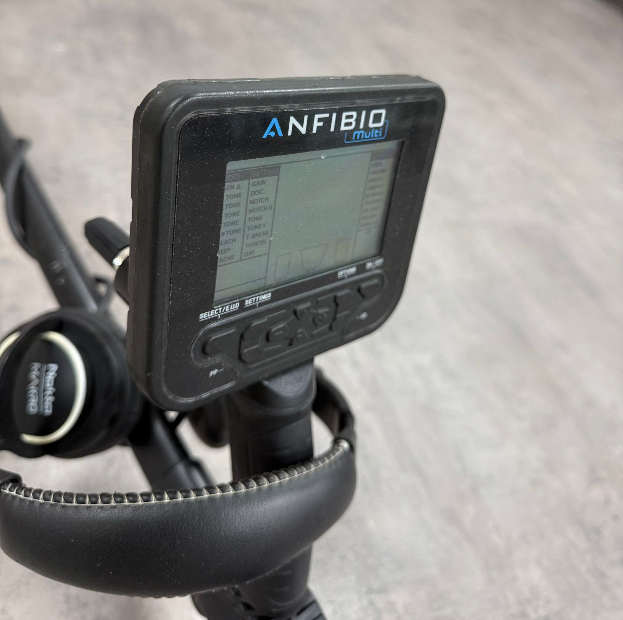 Pas ingeruild/Nokta Makro Anfibio waterdichte metaaldetector